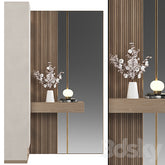 Trueliving 5 Door Corner Kids Designer wardrobes Laminated Finish & PU Finish 8Ft *2Ft *9Ft -2438.4MM X 609MM X 2743.2MM)